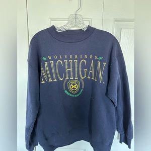 VINTAGE university of Michigan crewneck